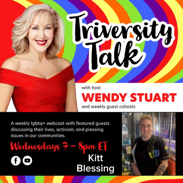 Kitt Blessing Guests On TriVersity Talk With Host Wendy Stuart 7 PM ET Wednesday, June 26th, 2024