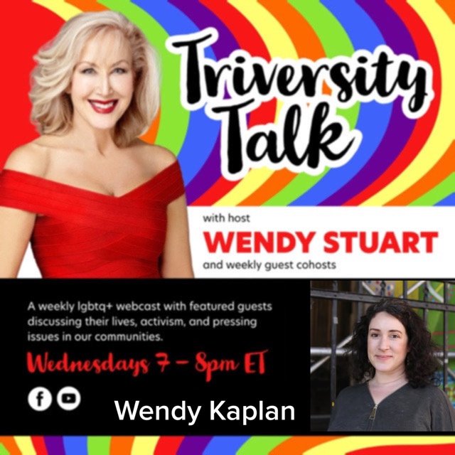 Wendy Stuart Presents TriVersity Talk! Wednesday 7 PM ET with Featured Guest Wendy Kaplan Wendy Stuart Presents TriVersity Talk! Wednesday 7 PM ET with Featured Guest Wendy Kaplan