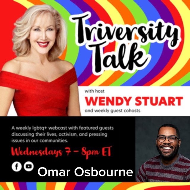 Omar Osbourne Guests On TriVersity Talk With Host Wendy Stuart 7 PM ET Wednesday, August 20th, 2025