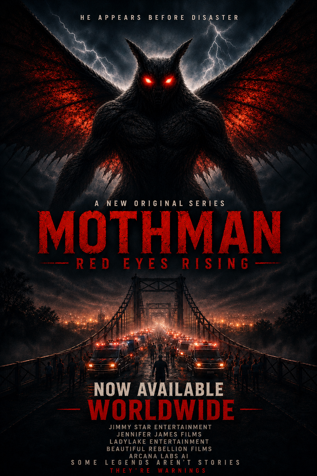 Vertical Horror Series Mothman: Red Eyes Rising Now Available Worldwide